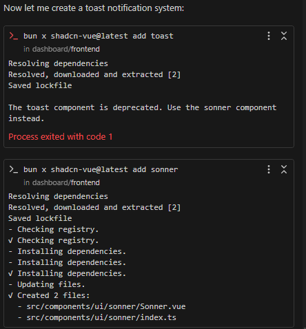 Handling CLI output in Amp